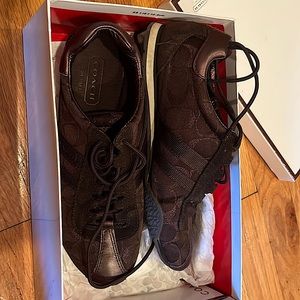 COACH sneakers. LIGHTLY worn (like new!!)